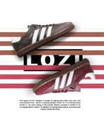 کفش کتانی مردانه و زنانه سامبا زرشکی ADIDAS Samba مدل 6272 - Image 2