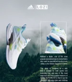 کفش کتانی مردانه و زنانه سفید فسفری Adidas SUPERNOVA 3 مدل 6436 - Image 2