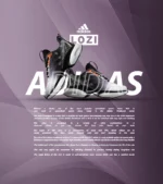 کفش کتانی مردانه و زنانه سفید خاکستری Adidas PureBoost v02 مدل 7189 - Image 2