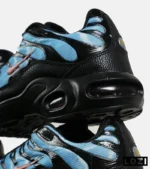 کفش کتانی مردانه و زنانه مشکی آبی NIKE AirMax Plus TN Ultra مدل 7171 - Image 3