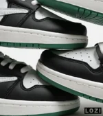 کفش کتانی مردانه سفید مشکی سبز NIKE travis scott مدل 5476 - Image 8