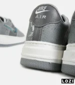 کفش کتانی مردانه و زنانه طوسی آبی NIKE dunk low steam puppet مدل 7220 - Image 9