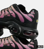 کفش کتانی مردانه و زنانه مشکی نارنجی NIKE AirMax Plus TN Ultra مدل 7169 - Image 4
