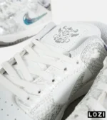کفش کتانی مردانه و زنانه سفید آبی NIKE dunk low steam puppet مدل 7223 - Image 7