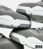 کتانی ساقدار زنانه و مردانه طوسی Nike air jordan 4 مدل 6467 - Image 5