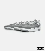 کتانی ساقدار زنانه و مردانه طوسی Nike air jordan 4 مدل 6467 - Image 6