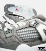 کتانی ساقدار زنانه و مردانه طوسی Nike air jordan 4 مدل 6467 - Image 10