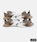 کفش کتانی مردانه و زنانه قهوه ای سفید ADIDAS performance x9000l4 مدل 7243 - Image 2
