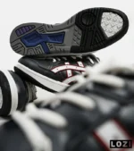 کفش کتانی مردانه مشکی سفید قرمز ASICS TIGER RUNNER II مدل 5680 - Image 5