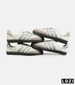 کفش کتانی مردانه و زنانه سامبا کرم طوسی قهوه ای ADIDAS Samba مدل 7296 - Image 3