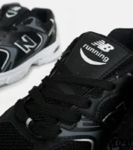 کفش کتانی زنانه و مردانه مشکی طوسی سفید NEW BALANCE 530 مدل 6625 - Image 6