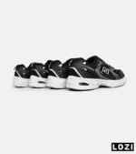 کفش کتانی زنانه و مردانه مشکی طوسی سفید NEW BALANCE 530 مدل 6625 - Image 7