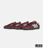 کفش کتانی مردانه و زنانه سامبا زرشکی ADIDAS Samba مدل 6272 - Image 7