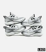 کفش کتانی مردانه و زنانه سفید مشکی نایک NIKE lab Zoom Fly 'sp مدل 7255 - Image 2