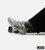 کفش کتانی مردانه و زنانه سفید نقره ای لیمویی NEW BALANCE 1064 مدل 5626 - Image 4