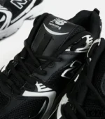 کفش کتانی مردانه و زنانه مشکی سفید NEW BALANCE 530 مدل 6628 - Image 6