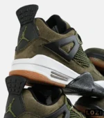 کتانی ساقدار زنانه و مردانه سبز Nike air jordan 4 مدل 7305 - Image 9