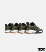 کتانی ساقدار زنانه و مردانه سبز Nike air jordan 4 مدل 7305 - Image 5