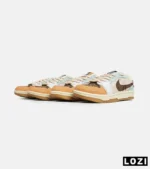 کفش کتانی مردانه و زنانه قهوه ای طوسی خردلی NIKE jordan Vodoo مدل 6193 - Image 7