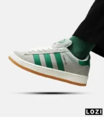 کفش کتانی مردانه طوسی سبز ADIDAS Campus مدل 4686 - Image 3