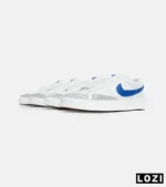 کفش نایک مردانه و زنانه سفید آبی Nike Blazer Low 77 مدل 5798 - Image 7