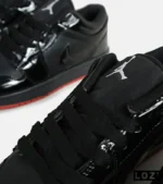 کفش کتانی مردانه مشکی نایک NIKE jordan 1 مدل 5775 - تصویر 7