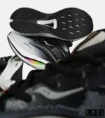 کفش کتانی مشکی خاکستری Saucony Ride Review v.2 مدل 7398 - Image 3