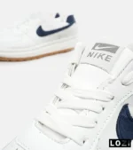کفش کتانی بزرگ پا سفید سرمه ای نایک NIKE AIR FORCE مدل 5116 - Image 11