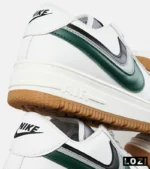 کفش مردانه و زنانه سفید سبز مشکی NIKE AirForce 3Pips مدل 7424 - Image 4