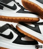 کفش کتانی مردانه و زنانه مشکی طوسی نایک NIKE AIR FORCE مدل 4191 - Image 8