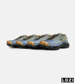 کفش کتانی مردانه و زنانه آبی طلایی NIKE AirMax Plus TN Ultra مدل 6880 - Image 6