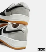 کفش مردانه و زنانه طوسی مشکی سفید NIKE AIR FORCE مدل 5345 - تصویر 5