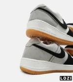 کفش مردانه و زنانه طوسی مشکی سفید NIKE AIR FORCE مدل 5345 - تصویر 6