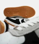 کفش مردانه و زنانه طوسی مشکی سفید NIKE AIR FORCE مدل 5345 - تصویر 12
