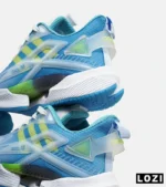 کفش کتانی مردانه و زنانه آبی لیمویی سفید Adidas SUPERNOVA 3 مدل 7024 - Image 3