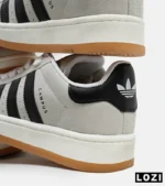 کفش کتانی مردانه و زنانه طوسی مشکی ADIDAS Campus مدل 5303 - تصویر 5