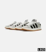 کفش کتانی مردانه و زنانه طوسی مشکی ADIDAS Campus مدل 5303 - تصویر 8