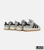 کفش کتانی مردانه و زنانه طوسی مشکی ADIDAS Campus مدل 5303 - تصویر 10