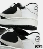 کفش کتانی مردانه سفید مشکی NIKE travis scott مدل 7030 - Image 10