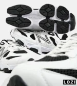کفش کتانی مردانه و زنانه سفید مشکی NEW BALANCE 9060 مدل 2154 - Image 5