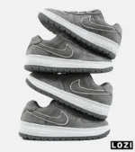کفش کتانی مردانه طوسی نایک NIKE AIR FORCE مدل 2174 - Image 4