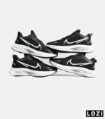 کفش کتانی مردانه مشکی سفید NIKE zoom x مدل 7049 - Image 2