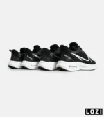کفش کتانی مردانه مشکی سفید NIKE zoom x مدل 7049 - Image 8