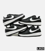 کفش مردانه و زنانه مشکی سفید NIKE AIR FORCE مدل 4875 - Image 3