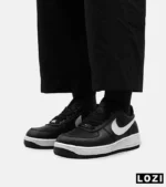 کفش مردانه و زنانه مشکی سفید NIKE AIR FORCE مدل 4875 - Image 4