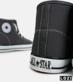 کفش کتانی ساقدار مردانه و زنانه طوسی All STAR مدل 7087 - Image 9