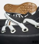 کفش کتانی ساقدار مردانه و زنانه طوسی All STAR مدل 7087 - Image 10