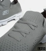 کتانی طبی مردانه و زنانه خاکستری اسکیچرز SKECHERS مدل 6376 - Image 7