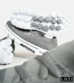 کتانی طبی مردانه و زنانه خاکستری اسکیچرز SKECHERS مدل 6376 - Image 10
