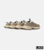 کفش کتانی مردانه و زنانه طلایی Balenciaga 3XL مدل 5134 - Image 8